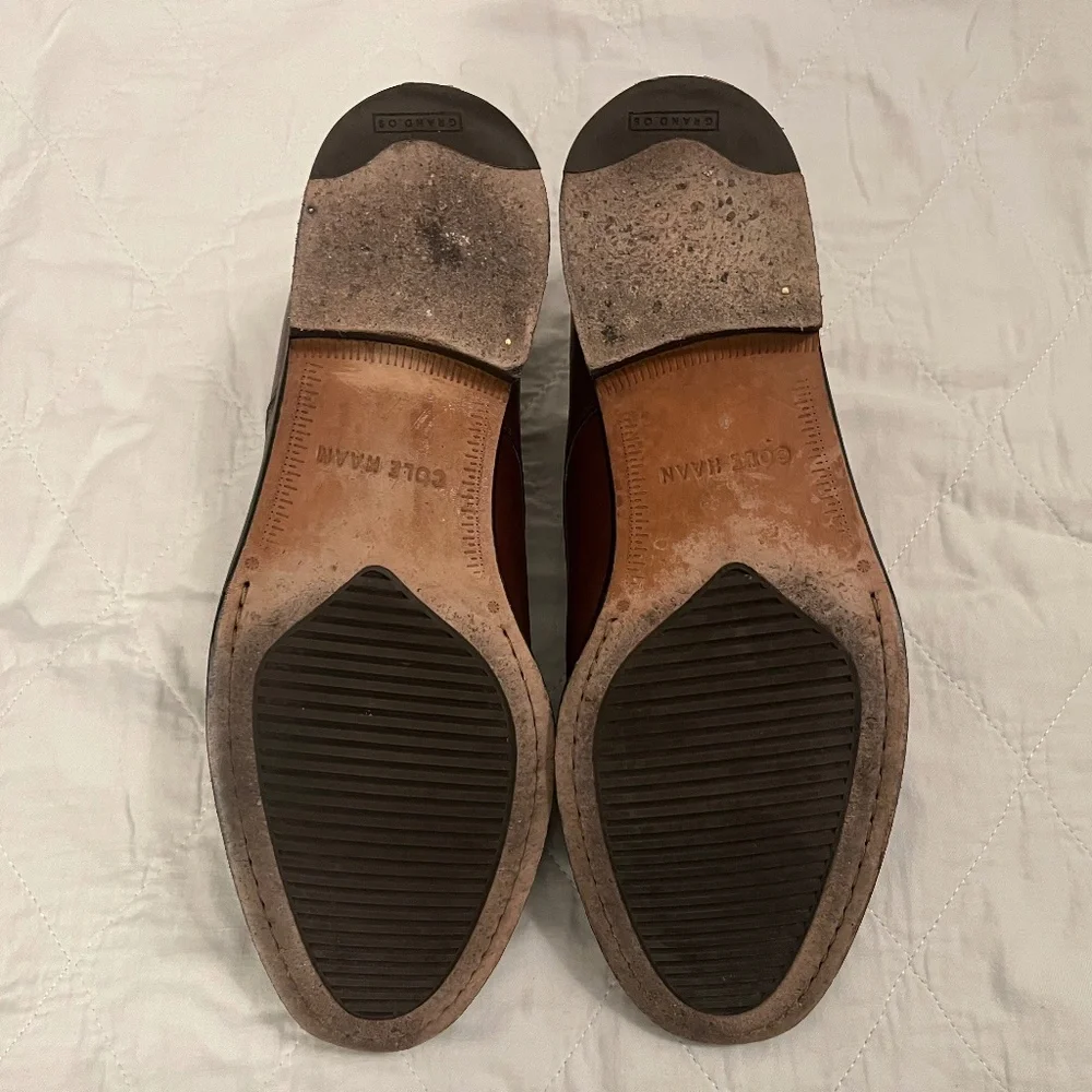 Cole Haan Cambridge Plain Oxford Men's Dress Shoe, Size 9, Sequoia